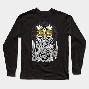 Golden Eyes Owl Long Sleeve T-Shirt